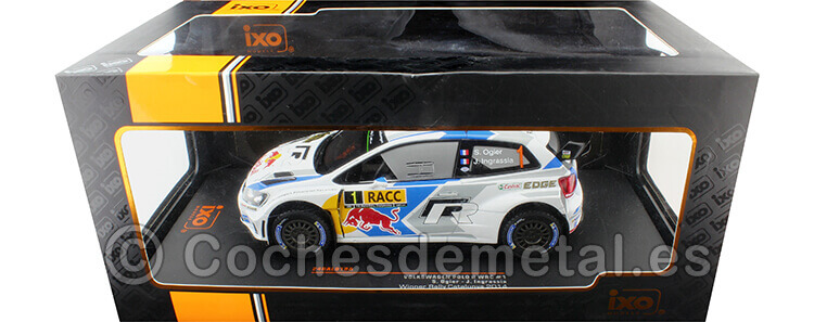 2014 Volkwagen Polo R WRC Nº1 Ogier/Ingrassia Ganador Rally de Cataluña 1:24 IXO Models 24RAL018A