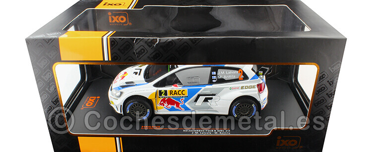 2014 Volkwagen Polo R WRC Nº2 Latvala/Anttila Rally de Cataluña 1:24 IXO Models 24RAL018B