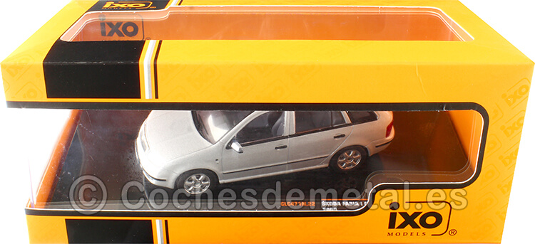 2000 Skoda Fabia I Combi Gris Plata 1:43 IXO Models CLC471N.22