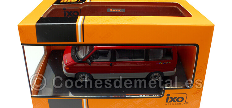 1992 Furgoneta Volkswagen VW T4 Multivan Allstar Roja 1:43 IXO Models CLC555N.22