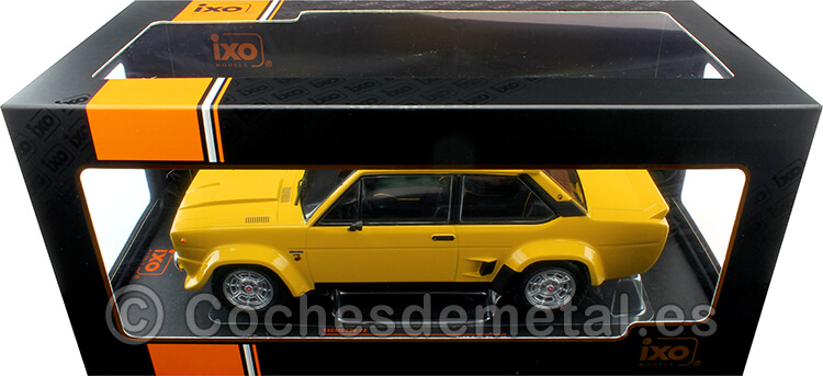 1980 Fiat 131 Abarth Amarillo 1:18 IXO Models 18CMC128