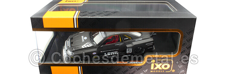 2020 Nissan Super Silhouette Skyline LB-Works LB-ER34 Nº5 Negro 1:43 IXO Models MOC325.22