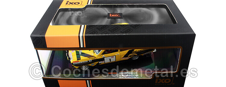 1974 Opel Ascona A Rally WM, Rally Portugal, A.Warmbold, J.Todt, 1, Opel Euro Händlerteam,   1:43 IXO Models RAC383A