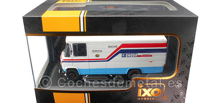 1977 Mercedes-Benz 508D Skoda Rally Assistance Blanco 1:43 IXO Models RAC424.22