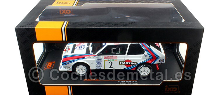 1986 Lancia Delta S4 Nº2 Alen/Kivimäki Ganador Rallye SanRemo 1:24 IXO Models 24RAL022A.22