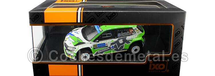 2022 Skoda Fabia Rally2 Evo Nº27 Lindholm/Hämäläinen Rallye Estonia 1:43 IXO Models RAM863A.22