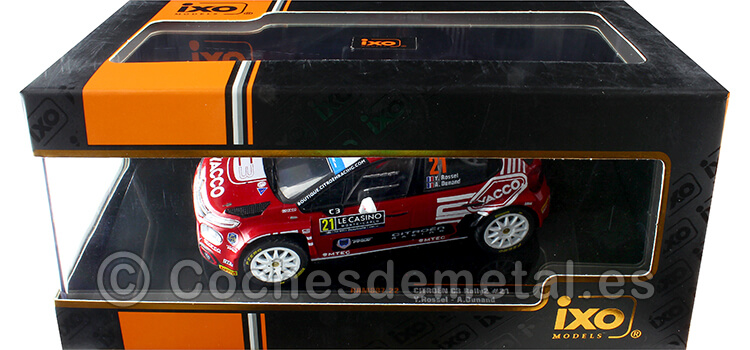 2023 Citroen C3 Rally2 Nº21 Rossel/Dunand Rally Monte Carlo 1:43 IXO Models RAM887.22