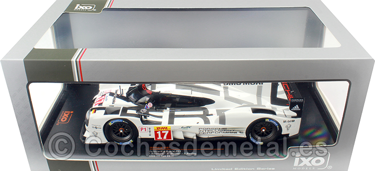 2015 Porsche 919 Hybrid Nº17 Bernhard/Webber/Hartley 1000km Spa 1:18 IXO Models IXOSP919-1807