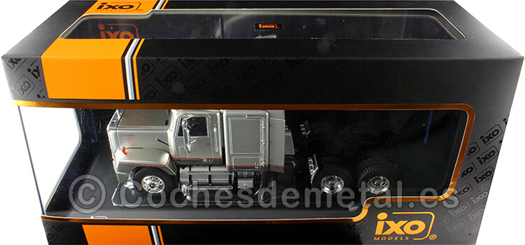 1988 Cabeza Tractora GMC General SBFA de 3 Ejes Plateado 1:43 IXO Models TR166.22