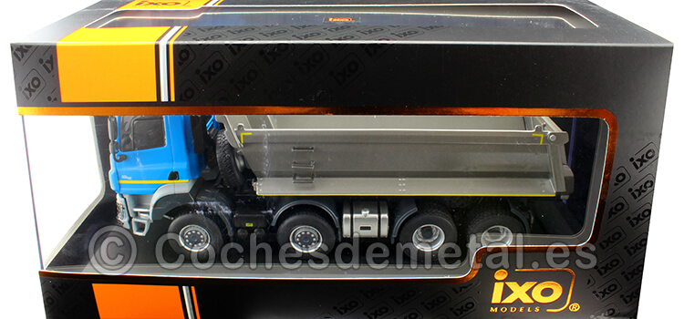 2016 Tatra Phoenix Euro 6 8x8 Volquete Azul/Plateado 1:43 IXO Models TRU040.22