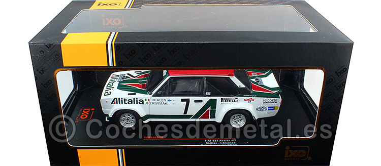 1978 Fiat 131 Abarth Nº7 Alen/Kivimäki Rallye Acrópolis 1:24 IXO Models 24RAL003B