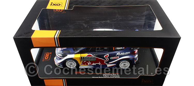 2018 Ford Fiesta WRC Nº1 Ogier/Ingrassia Ganador Rallye Monte Carlo 1:24 IXO Models RAL014A