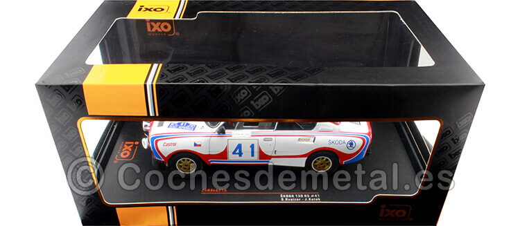 1979 Skoda 130 RS Nº 41 Kvaizar/Kotek Rally Acrópolis 1:24 IXO Models 24RAL021A