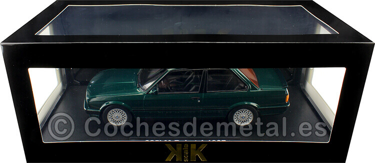 1987 BMW 325i (E30) Acabado M 1 Verde Oscuro Metalizado 1:18 KK-Scale KKDC180744