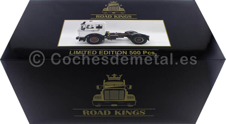 1973 Camion Mercedes-Benz NG 1632 Blanco 1:18 Road Kings 180043