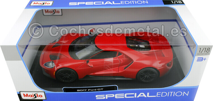 2017 Ford GT Rojo 1:18 Maisto 31384