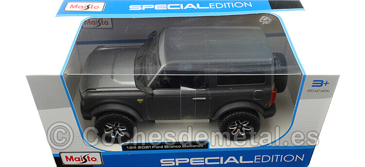 2021 Ford Bronco Badlands Gris 1:24 Maisto 31530