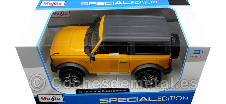 2021 Ford Bronco Badlands Naranja 1:24 Maisto 31530