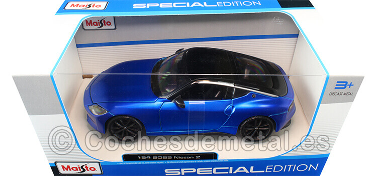 2023 Nissan 400Z Azul/Negro 1:24 Maisto 32904