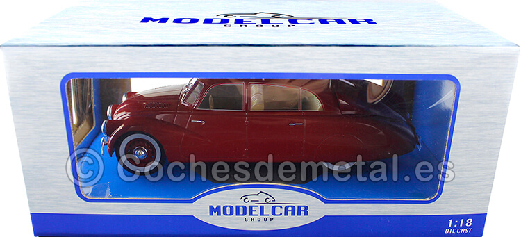 1937 Tatra 87 Rojo Oscuro 1:18 MC Group 18222