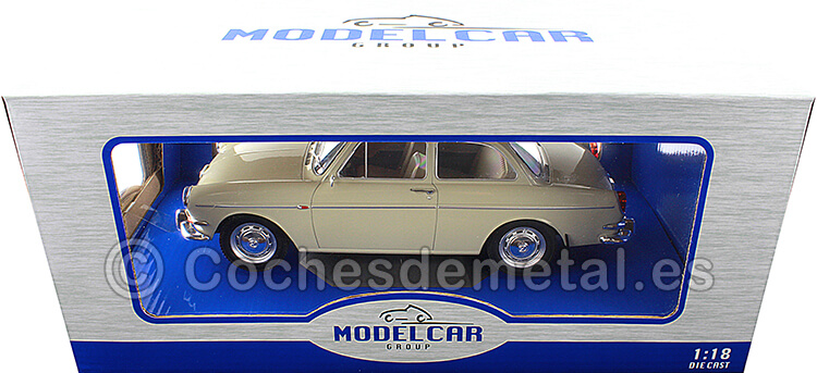 1963 Volkswagen VW 1500 S (Type 3) Gris 1:18 MC Group 18279