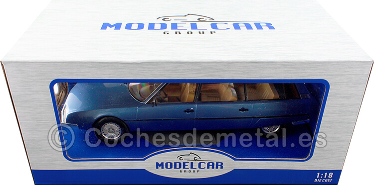 1976 Citroen CX 2200 Super Break Serie I Azul Metalizado 1:18 MC Group 18292