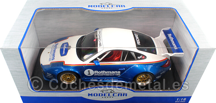 2020 Porsche 997 (935) Nº1 Old & New Rothmans Blanco/Azul 1:18 MC Group 18327