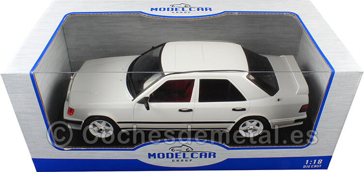 1986 Mercedes-Benz W124 Tuning Blanco 1:18 MC Group 18343