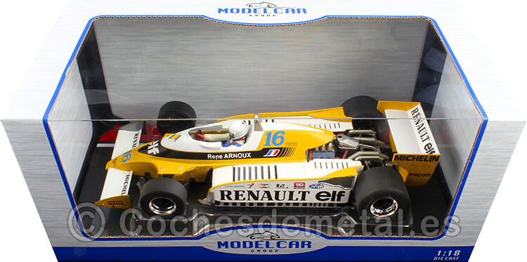 1979 Renault RS10 Nº16 Rene Arnoux GP F1 Gran Bretaña 1:18 MC Group 18617F