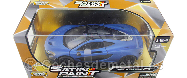 2015 McLaren P1 Satin Blue 1:24 Motor Max 79508