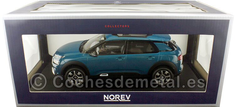 2018 Citroen C4 Cactus Azul Esmeralda 1:18 Norev 181660