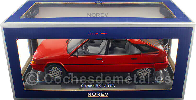 1983 Citroen BX 16 TRS Rojo Vallelunga 1:18 Norev 181680