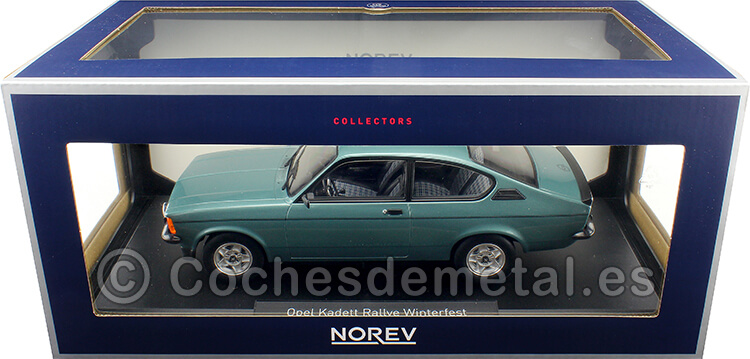 1978 Opel Kadett Rallye Winterfest Turquesa 1:18 Norev 183654