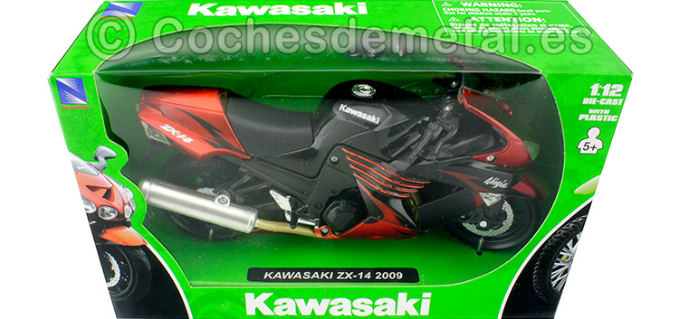 2009 Kawasaki ZX-14 Roja 1:12 NewRay 43273