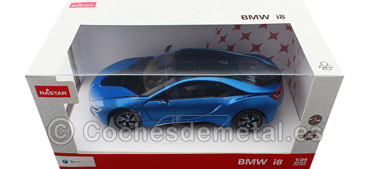 2019 BMW i8 Coupe Azul/Negro 1:24 Rastar 56500