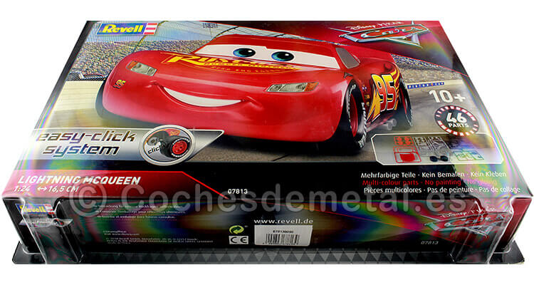 2017 Lightning McQueen Nº95 Película Cars Rayo McQueen Disney Plastic Model Kit 1:24 Revell 67813