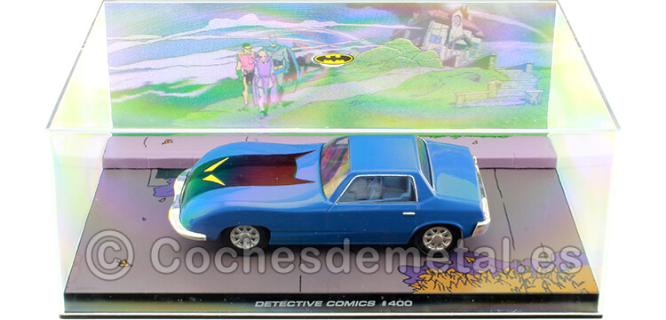 1970 Batman Automobilia Batmobile Detective Comics Nº400 Azul/Negro 1:43 Salvat BAT005