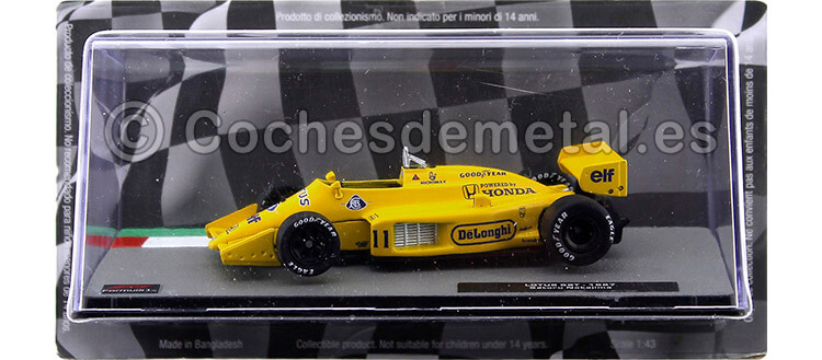 1987 Lotus 99T Satoru Nakajima 1:43 Editorial Salvat F1 04