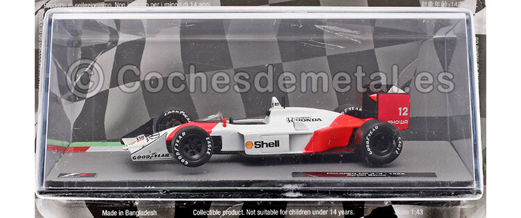 1988 McLaren MP4/4 Ayrton Senna World Champion 1:43 Editorial Salvat F1 05