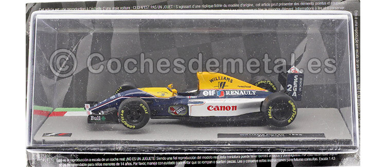 1993 Williams FW15C Alain Prost World Champion 1:43 Editorial Salvat F1 06