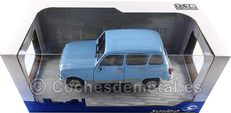 1978 Renault R4 4L GTL Clan Azul Jacinto 1:18 Solido S1800103