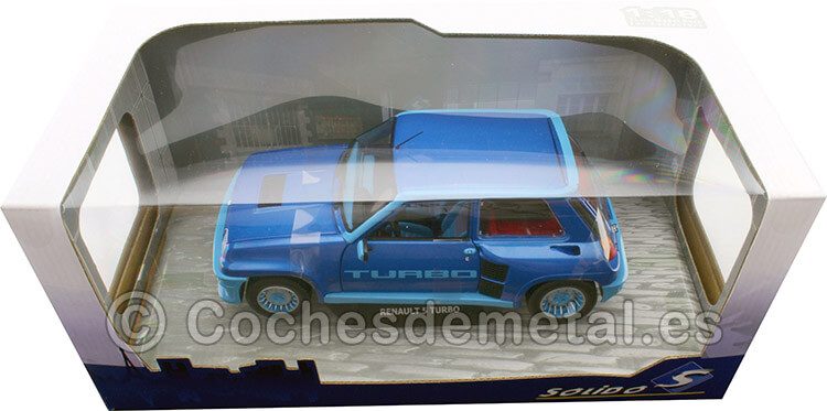 1982 Renault 5 R5 Turbo 1 Azul Bitono 1:18 Solido S1801308