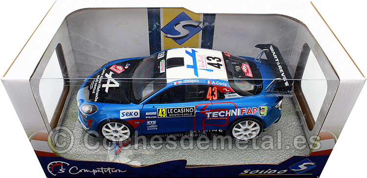 2021 Alpine A110 Rally RGT Nº43 Ganador R-GT Rallye Monte Carlo 1:18 Solido S1801614