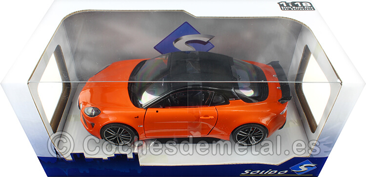2023 Alpine A110S Pack Aero Naranja/Negro 1:18 Solido S1801617