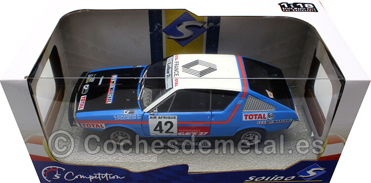 1976 Renault 17 R17 Nº42 Pouchelon/Dorangeon Rally Abidjan/Niza 1:18 Solido S1803706