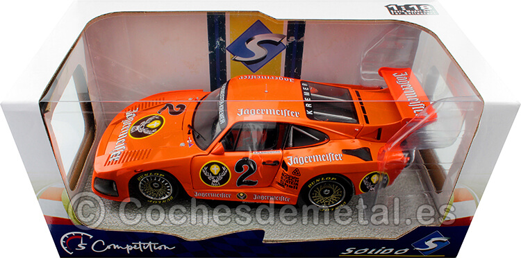 1980 Porsche 935 K3 Jägermeister Nº2 Axel Plankenhorn DRM 1:18 Solido S1807202