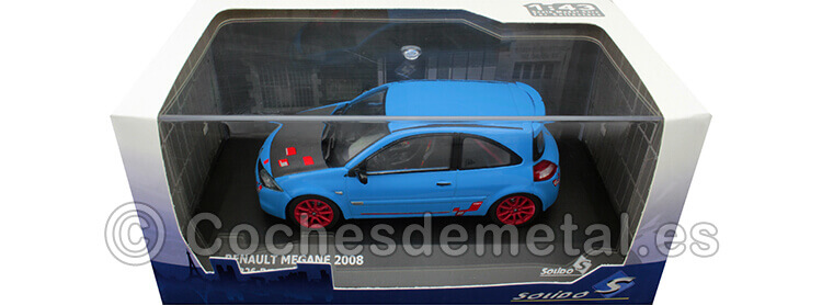 2008 Renault Megane RS R26-R Azul Dinamo 1:43 Solido S4310202