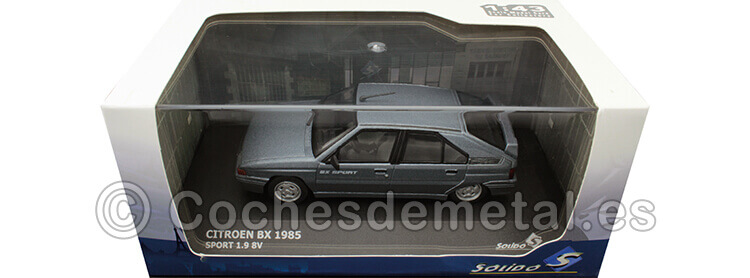 1985 Citroen BX Sport 1.9 8V Gris Perla Metalizado 1:43 Solido S4311001