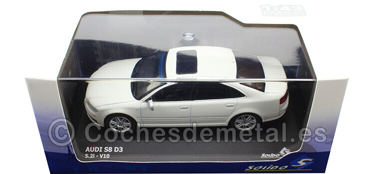 2010 Audi S8 (D3) Blanco 1:43 Solido S4313302