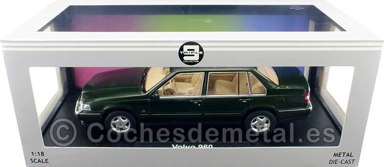 1996 Volvo 960 Verde Oliva Metalizado 1:18 Triple-9 1800300